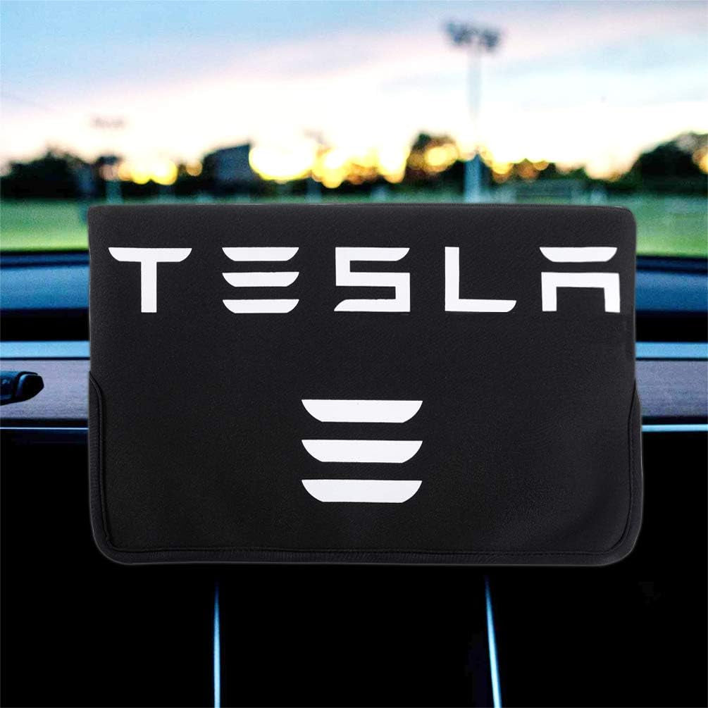 Tesla Screen Protection Cover, Black Center Console Display Sleeve Protector Film Protector Tesla Model 3 Model Y