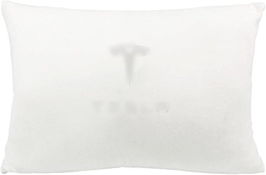 for Tesla Lumbar Pillow for Model 3/Y/S/X,For Tesla Model 3/Y/X/S Accessories,Soft Memory Lumbar Support for Car,Customized Back Support Pillow,Lumbar Pillow for Traveling,White