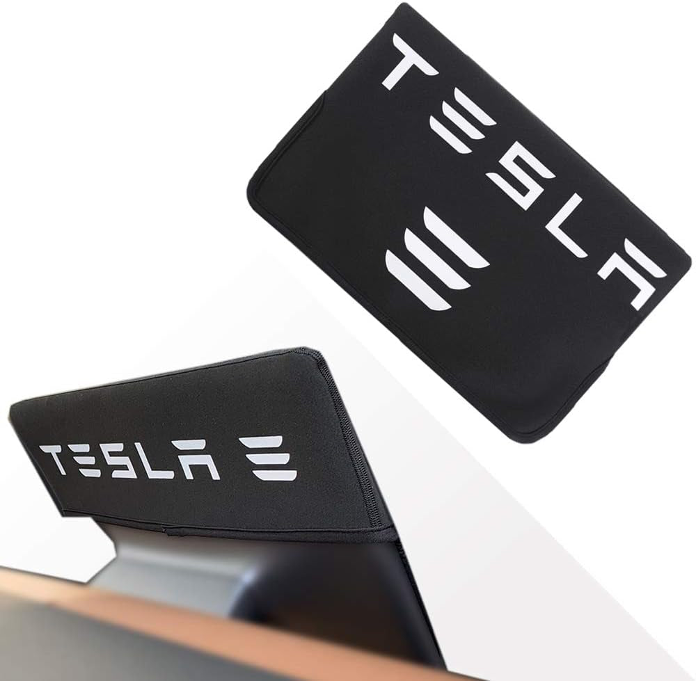 Tesla Screen Protection Cover, Black Center Console Display Sleeve Protector Film Protector Tesla Model 3 Model Y